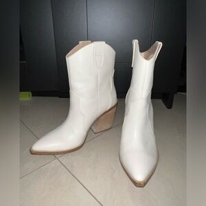 White Ankle Boots